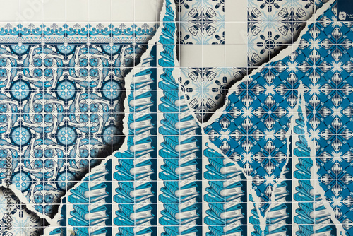 Portuguese blue tiles