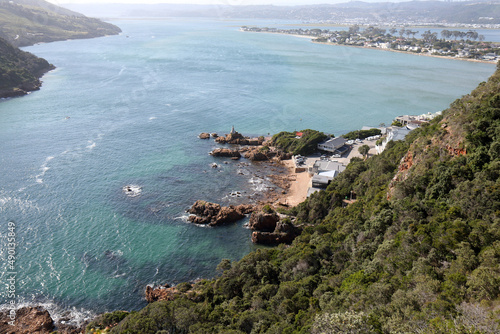 Scanic view of the sea from the Knysna Heads photo