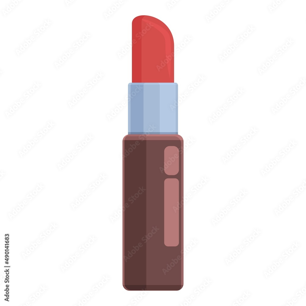 Woman lipstick icon cartoon vector. Cosmetic makeup. Beauty product Woman lipstick icon cartoon vector. Cosmetic makeup. Beauty product