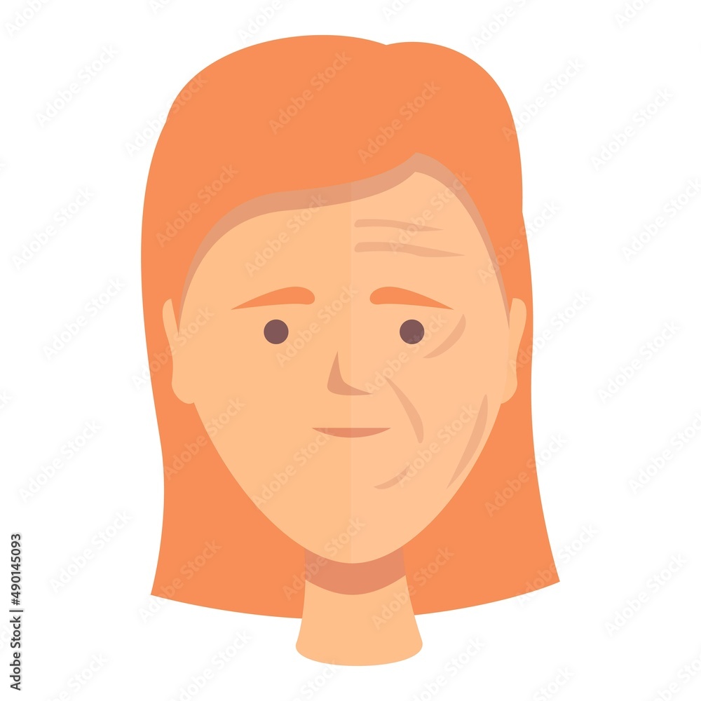 Face care icon cartoon vector. Cosmetic cream. Anti aging cream Face care icon cartoon vector. Cosmetic cream. Anti aging cream