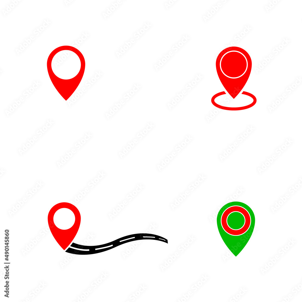 Fototapeta premium location icon for eps format