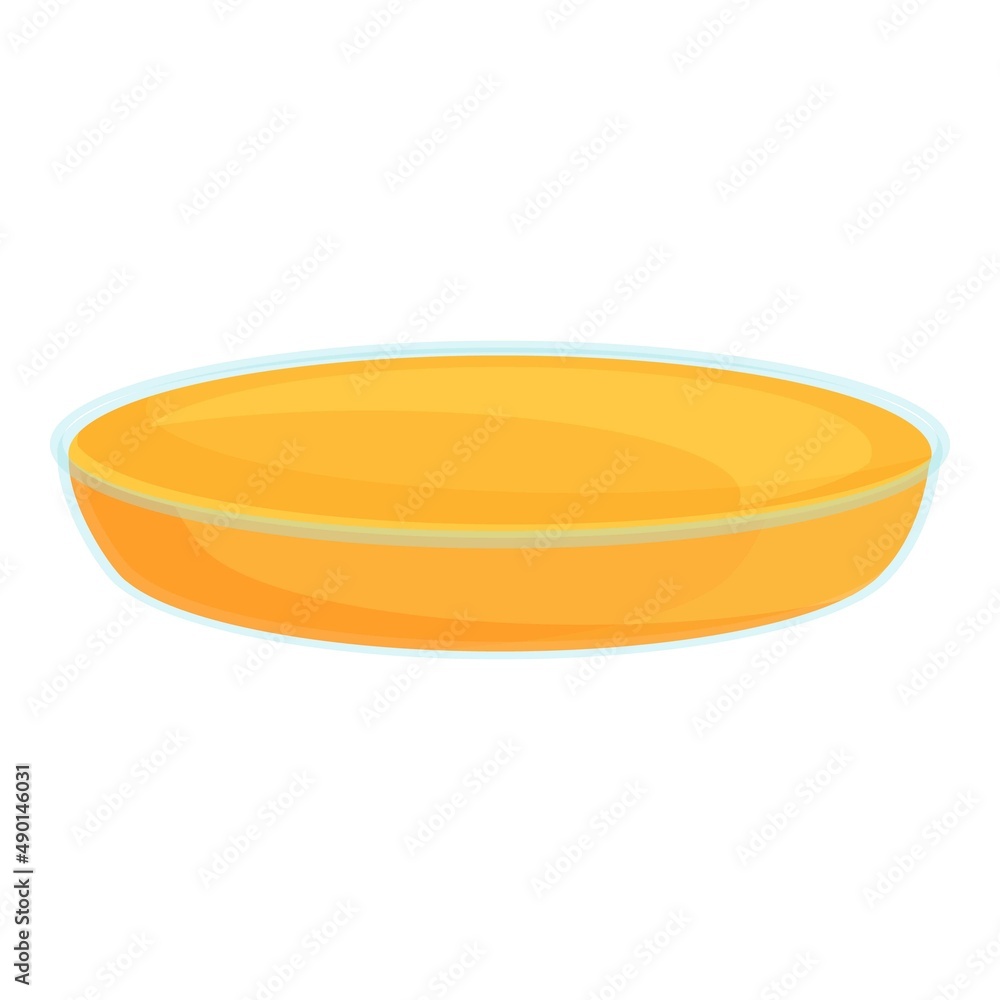 Honey plate icon cartoon vector. Nectar bee. Gold liquid Honey plate icon cartoon vector. Nectar bee. Gold liquid