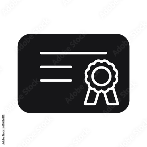 sertificate icons symbol vector elements for infographic web