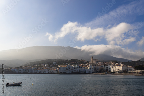 Beautiful town of Cadaques in Spain on the Costa Brava of the Mediterranean.