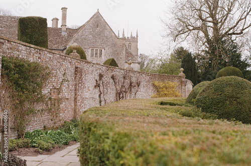 old castle in the village
