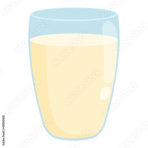 Soy milk icon cartoon vector. Vegetable drink. Vegan food