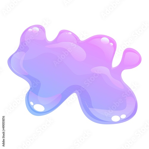 Splat splash icon cartoon vector. Slime drip. Liquid goo