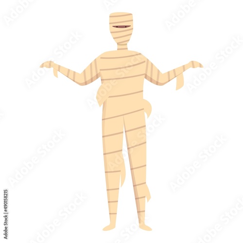 Costume mummy icon cartoon vector. Funny party. Carnival monster