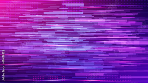Glitch background. Abstract noise effect. Vector illustration