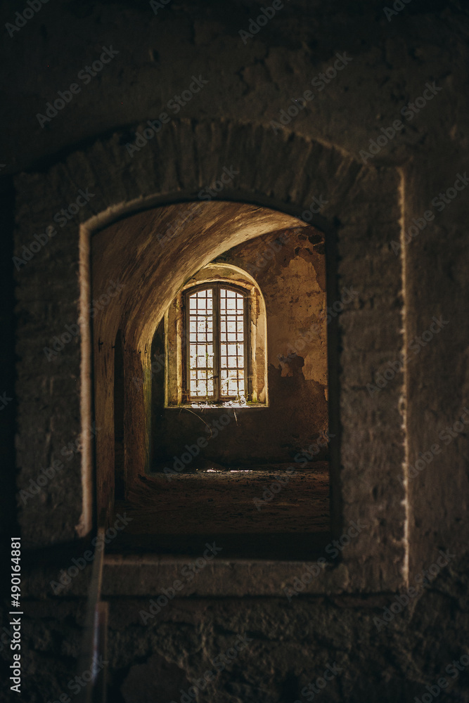 corridor in old fortress