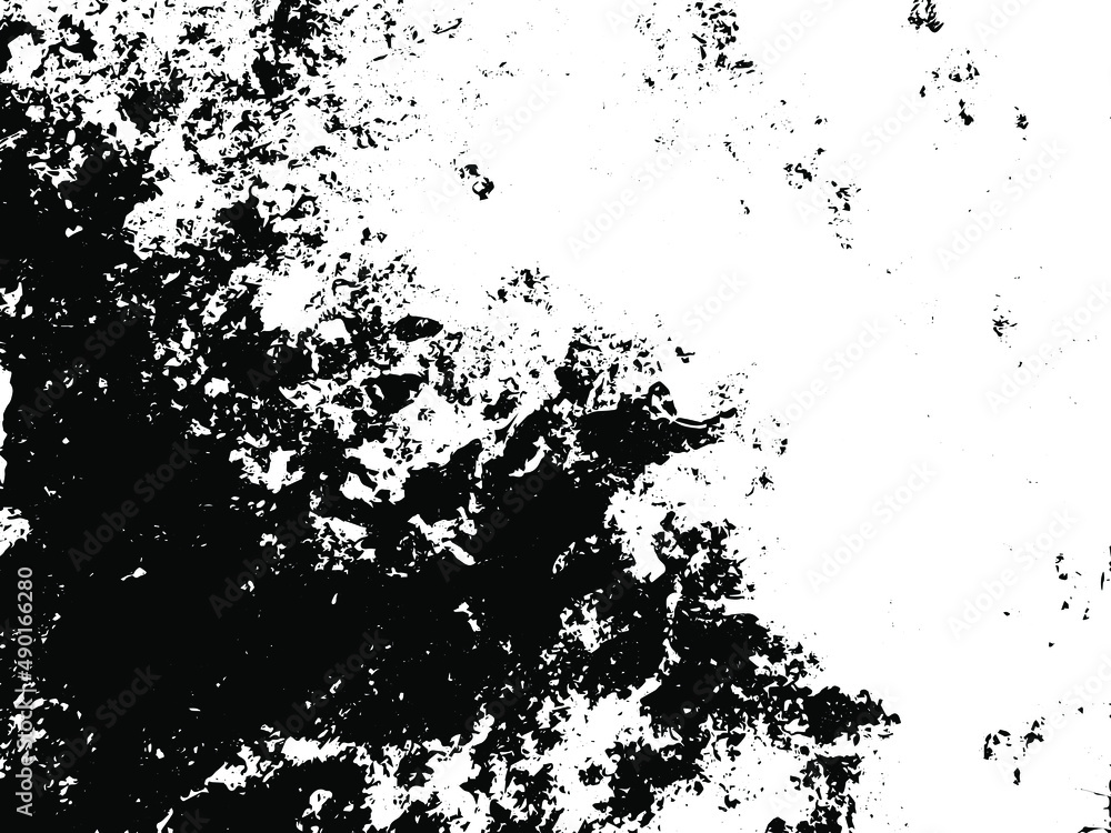 Fototapeta premium Rustic grunge vector texture with grain and stains. Abstract noise background. Weathered surface. Dirty and damaged. Detailed rough backdrop. Vector graphic illustration with transparent white. EPS10.