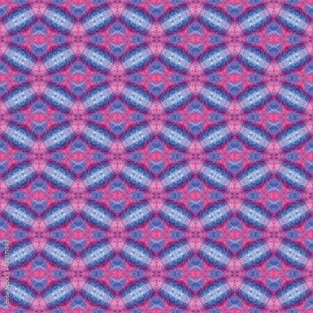 Tie dye seamless pattern, tie dye ornament for design and background.
