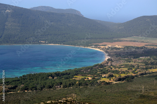 Veduta della baia di Porto Conte da Monte Murone