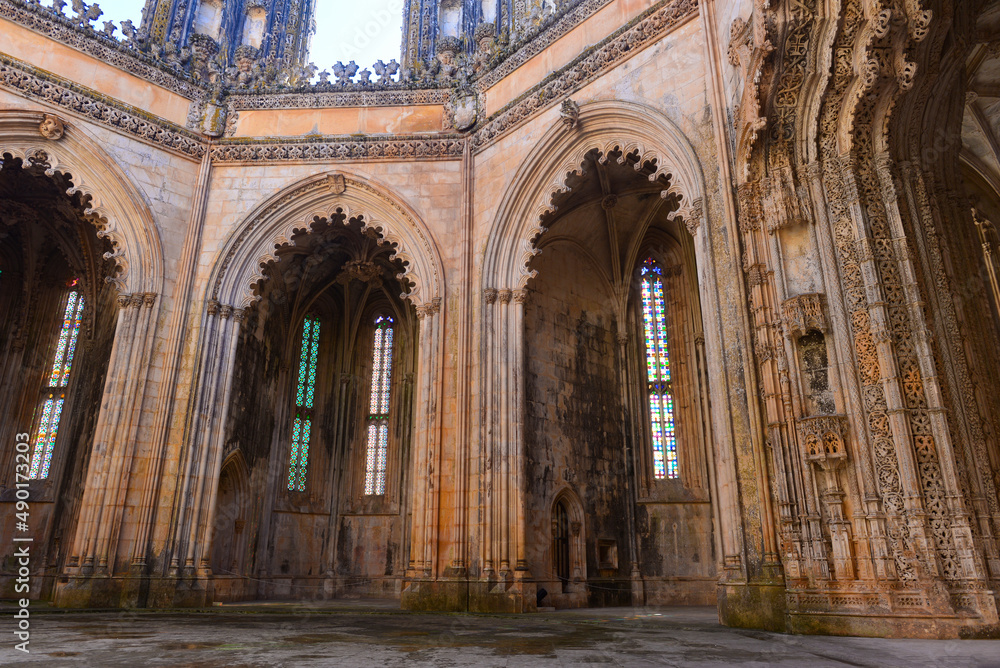 Kapellenanlage im Kloster von Batalha, Portugal