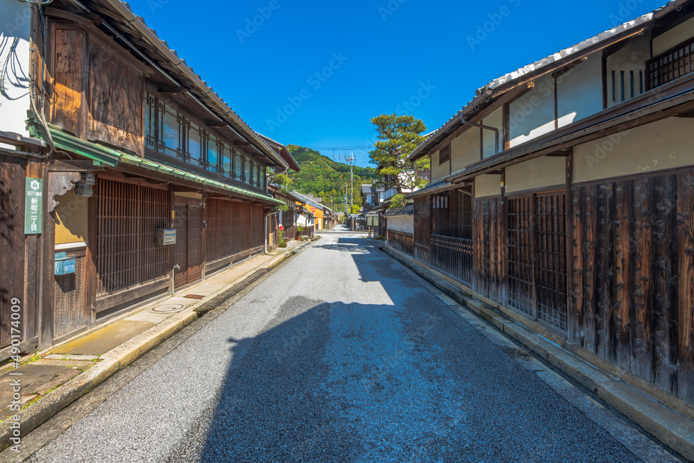 滋賀県　近江八幡の町並み