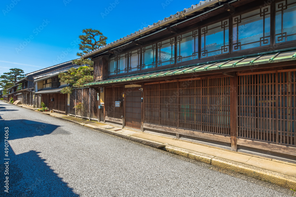 滋賀県　近江八幡の町並み