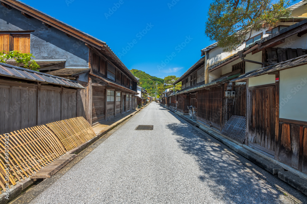 滋賀県　近江八幡の町並み