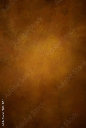 Warm and dark colors, make a statement with this moody and dramatic portrait background. Shades of brown, orange, yellow.