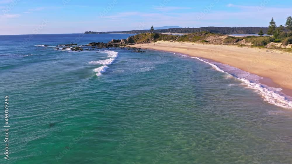 Beach of Tuross Head aerial view. Australia south coast travel destination