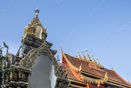 Temple in Chiang Mai, Thailand. photo