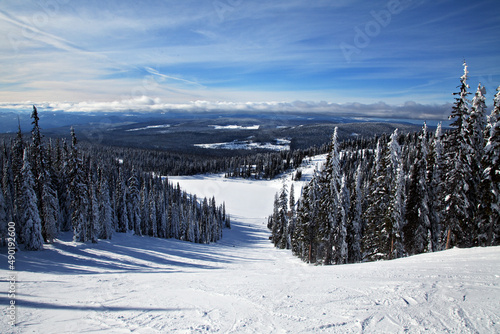 Big White Ski Resort of Kelowna in British Columbia, Canada photo
