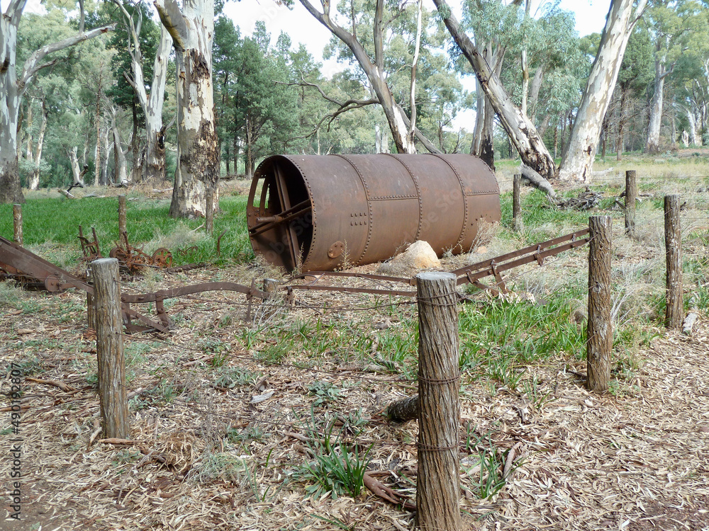 Old boiler at Wilpena Pound Old boiler at Wilpena Pound