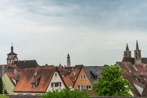 Beautiful view of buildings in Rothenberg ob der Tauber, Germany photo