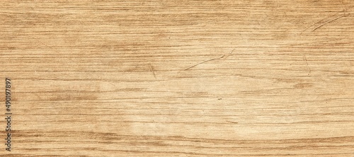 Real wood texture background, top view wooden plank panel