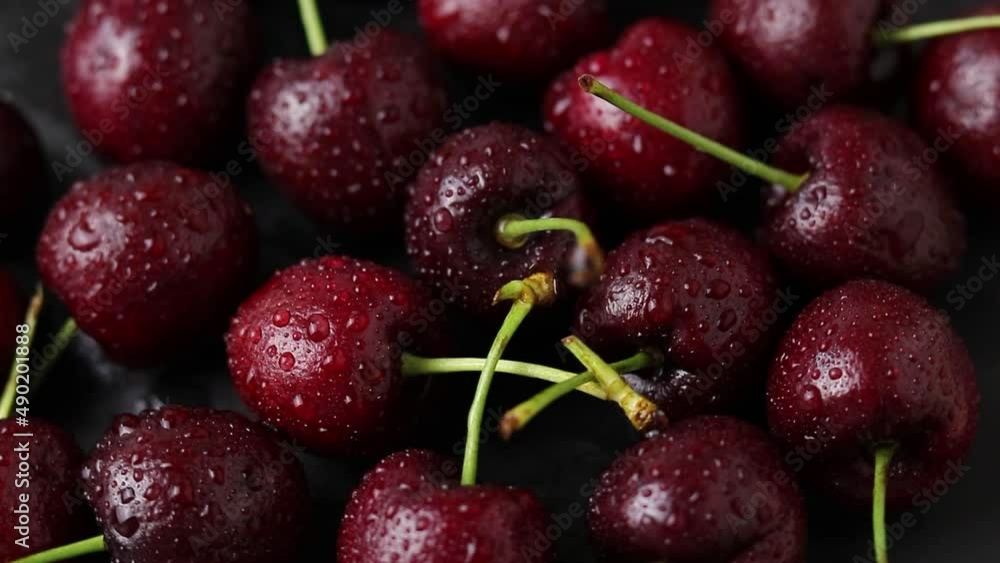 cherries on a plate cherries on a plate