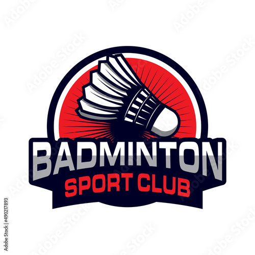 badminton logo design, sports logo