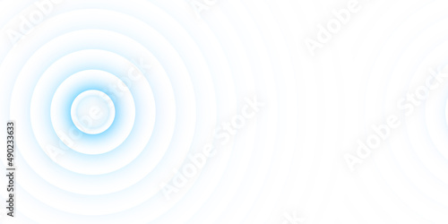 Bright circle in minimalist style. Abstract background concept.