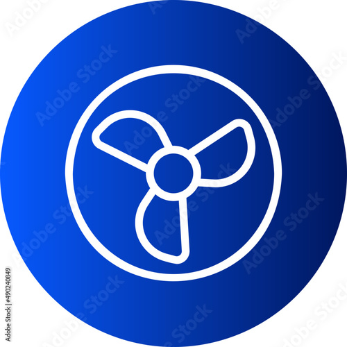 fan gradient icon