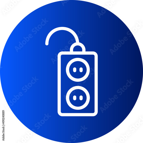 power strip gradient icon