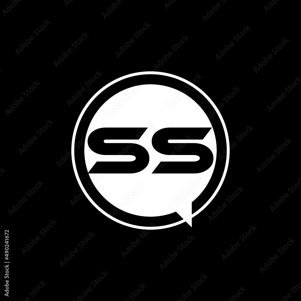 SS letter logo design with black background in illustrator, vector logo modern alphabet font overlap style. calligraphy designs for logo, Poster, Invitation, etc. SS letter logo design with black background in illustrator, vector logo modern alphabet font overlap style. calligraphy designs for logo, Poster, Invitation, etc.