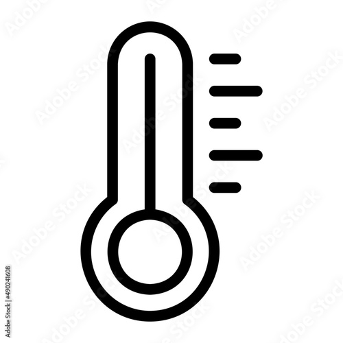 temperature line icon