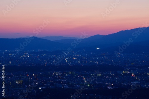 Sunset on Kyoto