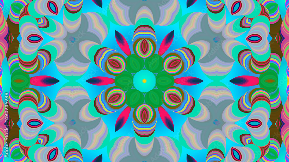 Abstract multicolored glowing background kaleidoscop Abstract multicolored glowing background kaleidoscop