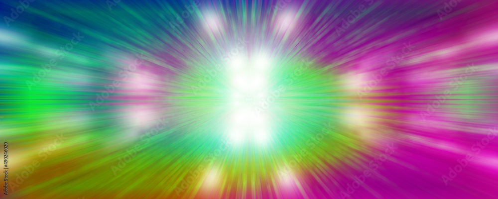 Obraz premium Abstract psychedelic burst background image.