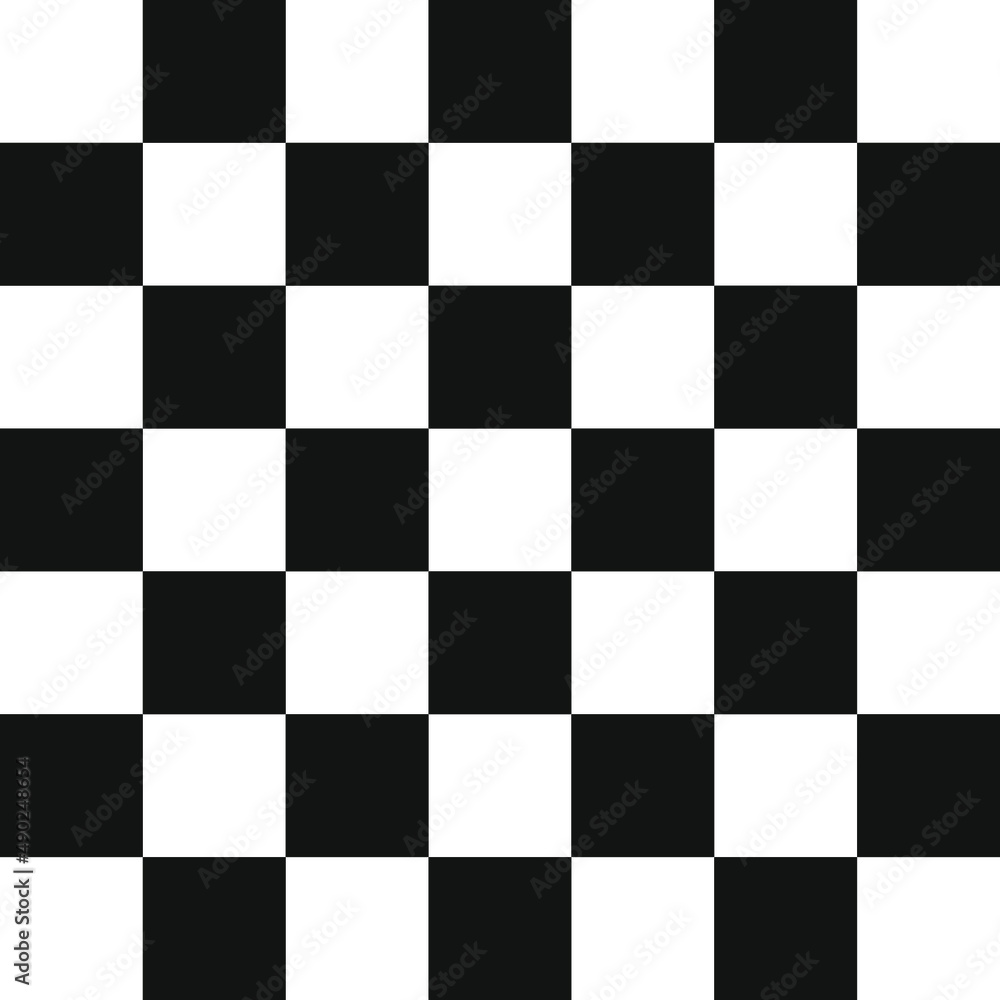 Black and white square background vector template. Chess checkered board design texture. Black and white square background vector template. Chess checkered board design texture.
