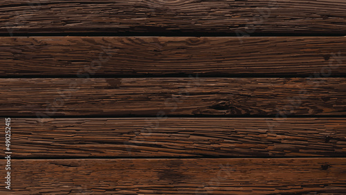 Wood planking background texture. Wooden boards with rich browns.