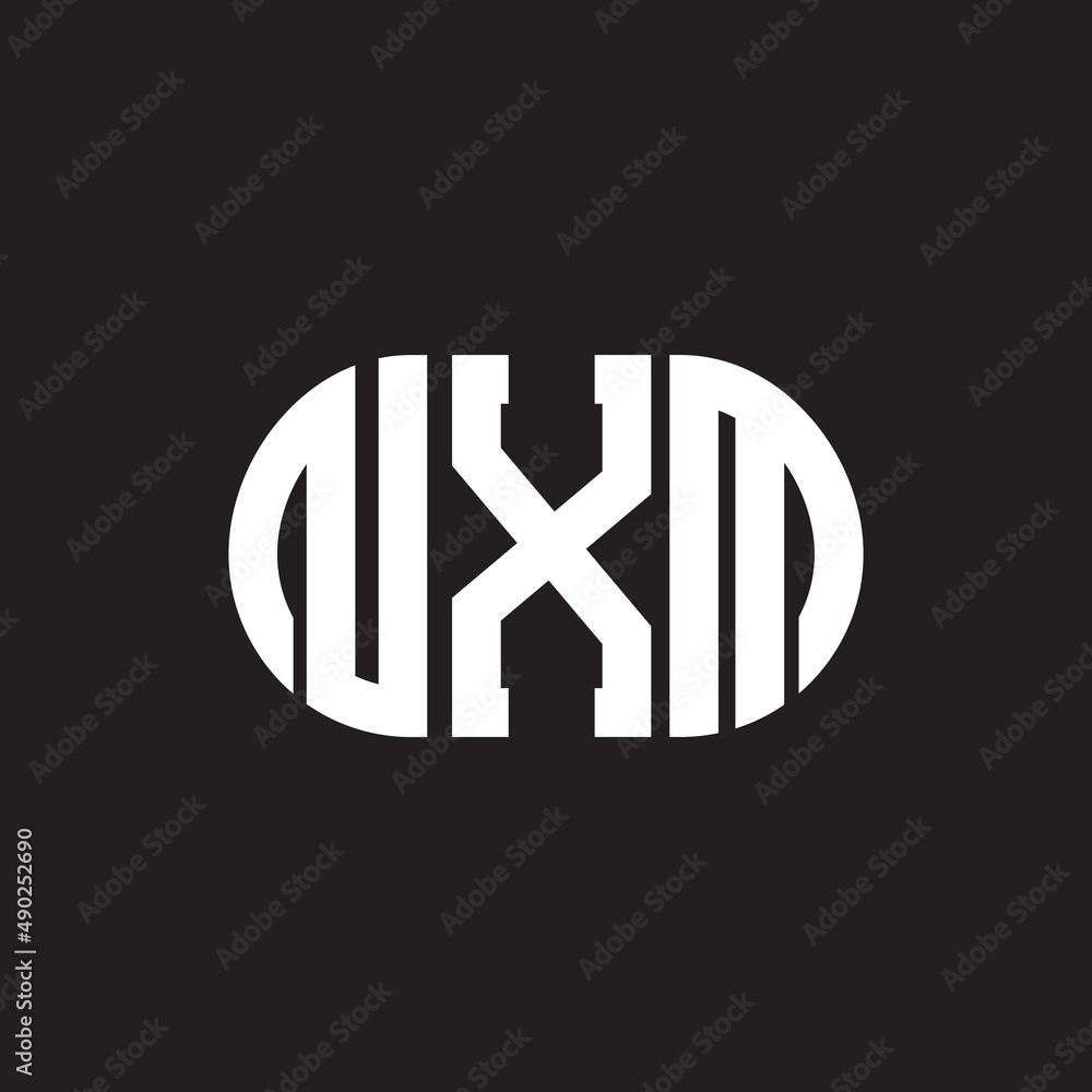 NXM letter logo design on black background. NXM creative initials letter logo concept. NXM letter design. NXM letter logo design on black background. NXM creative initials letter logo concept. NXM letter design.