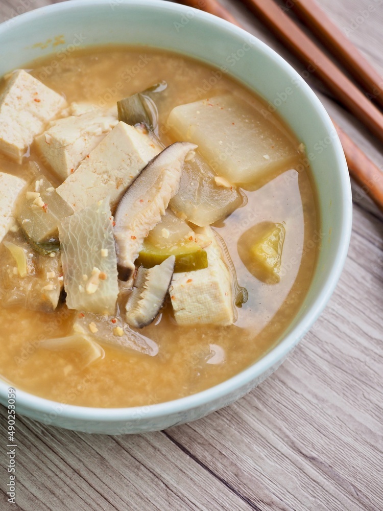 한국의 전통음식 된장찌개