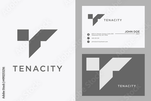 Letter T data and technology