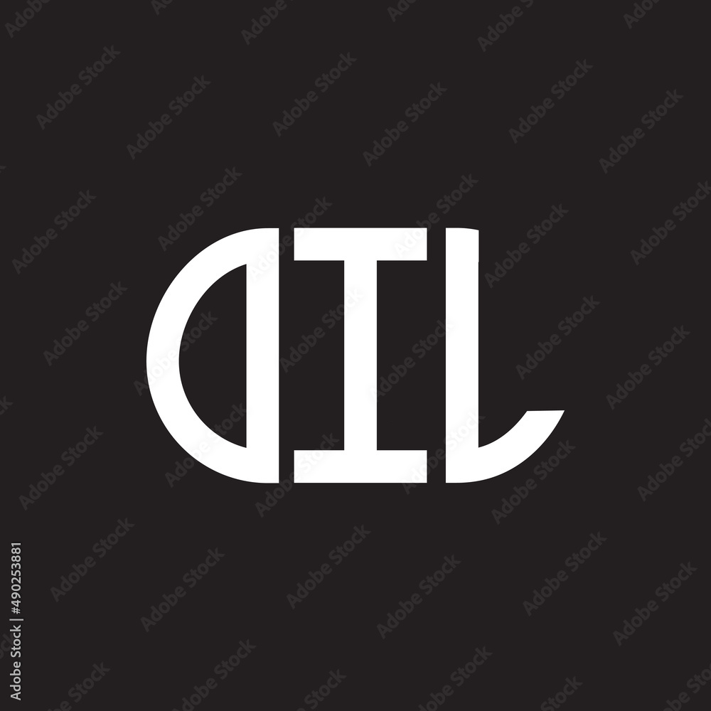 OIL letter logo design on black background. OIL creative initials letter logo concept. OIL letter design. OIL letter logo design on black background. OIL creative initials letter logo concept. OIL letter design.