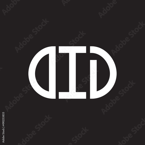 OID letter logo design on black background. OID creative initials letter logo concept. OID letter design.