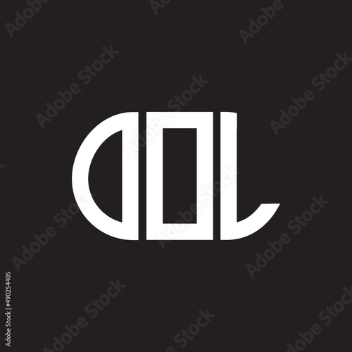 Free Download OOL letter logo design on black background. OOL creative initials letter logo concept. OOL letter design. - GFXLoad