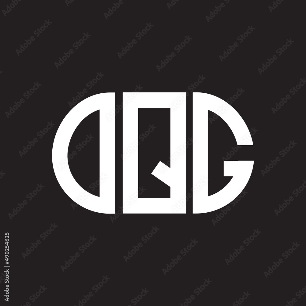 OQG letter logo design on black background. OQG creative initials letter logo concept. OQG letter design. OQG letter logo design on black background. OQG creative initials letter logo concept. OQG letter design.