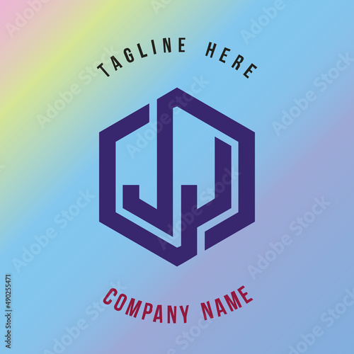 JJ  lettering logo is simple, easy to understand and authoritative
