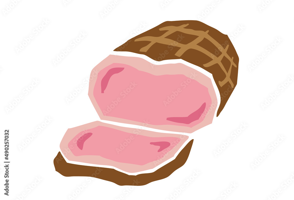 ハム レトロなベクターイラスト Stock Vector Adobe Stock ハム レトロなベクターイラスト Stock Vector Adobe Stock