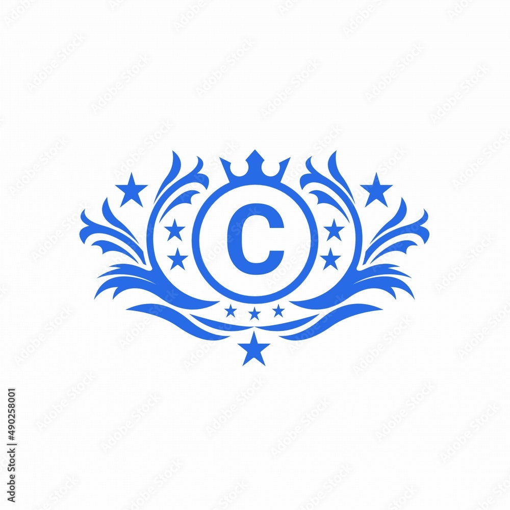 Luxury logo. Alphabet c logo design with luxury logo shape. Luxury c ...